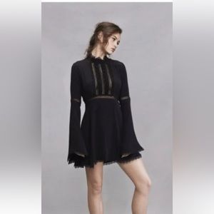 For Love and Lemons 70s style black short dress 😍